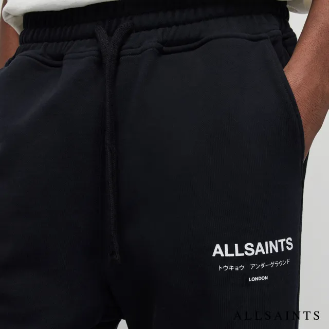 【ALLSAINTS】UNDERGROUND 純棉LOGO東京地下搖滾休閒短褲 MG256Y(直筒版型)