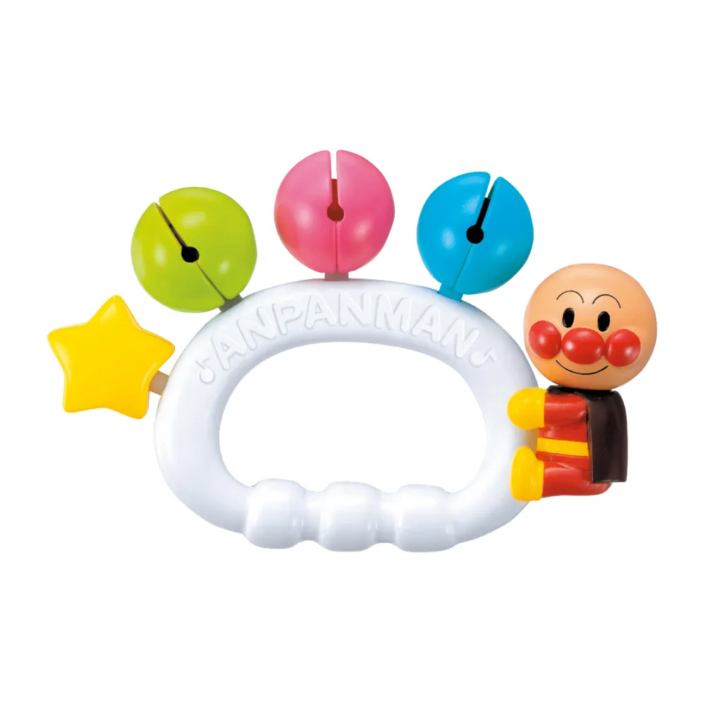 【ANPANMAN 麵包超人】麵包超人嬰兒搖鈴(3個月-)