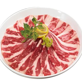 【豪鮮牛肉】美國凝脂厚切雪花牛肉片12包(200g±10%/包)
