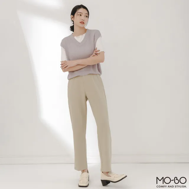 【MO-BO】完美比例V造型通勤褲