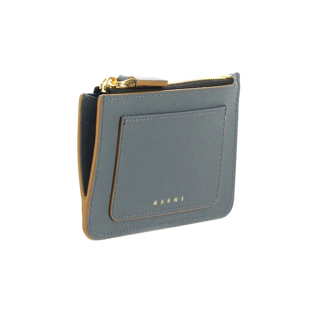 【MARNI】小牛皮 信用卡零錢包 卡夾 名片夾(PFMO0025U0LV520Z344O/Z336I)