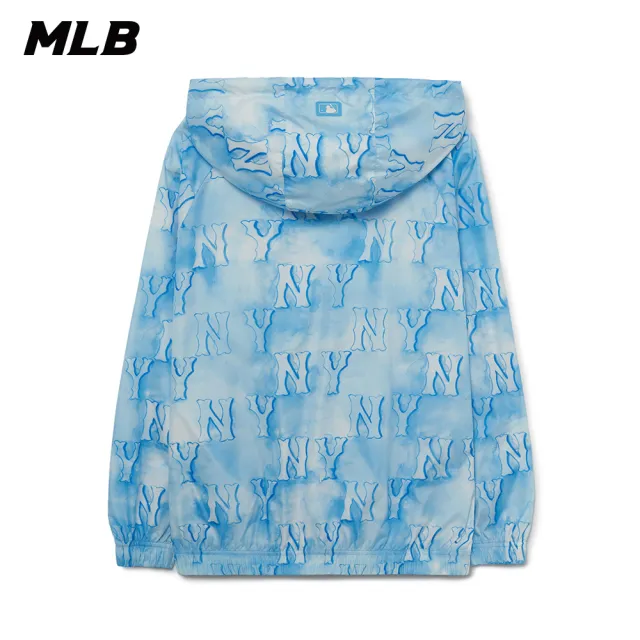 【MLB】女版夏日防風外套 MONOGRAM系列 紐約洋基隊(3FWJM0733-50ABS)