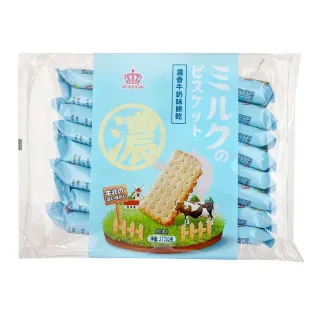 【RIH RIH WANG日日旺】濃香牛奶味餅乾272g*3(共48入)