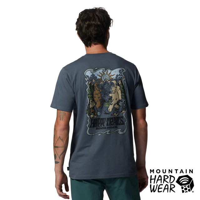 Mountain Hardwear Happy Trails™ Short Sleeve 毛怪&快樂小徑短袖棉T恤 男款 鉛灰 #2025181