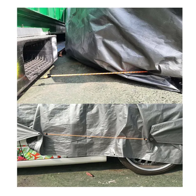 【廣美帆布】銀黑帆布 汽車專用 12x20尺 露營地墊  物料遮蔽(防水布 塑膠帆布 遮陽 車邊帳 汽車專用)