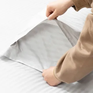 【NITORI 宜得利家居】純棉枕套 N HOTEL LGY 43×63(枕套 純棉 N HOTEL 飯店)