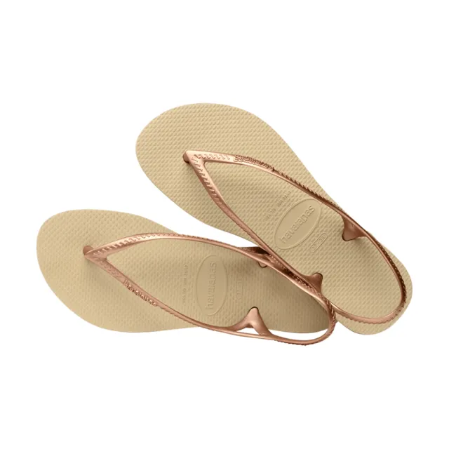 【havaianas 哈瓦仕】拖鞋 女鞋 涼鞋 Sunny 沙灰色 4145746-0154W(哈瓦士)