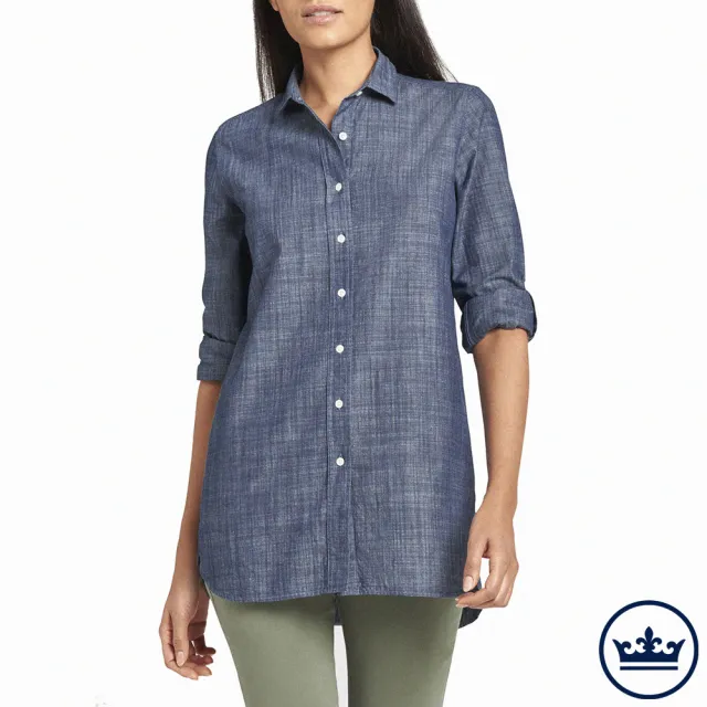 【Peter Millar】CHAMBRAY TUNIC BLOUSE 女士 工裝襯衫