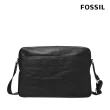 【FOSSIL 官方旗艦館】Camden 真皮郵差包-黑色 MBG9602001