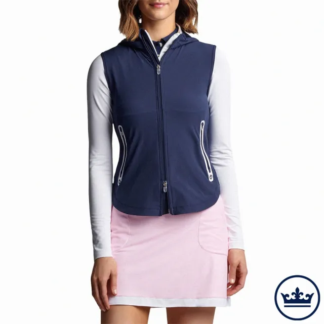 【Peter Millar】JAMESON LIGHTWEIGHT STRETCH FULL ZIP HOODED VEST 女士 拉鏈背心