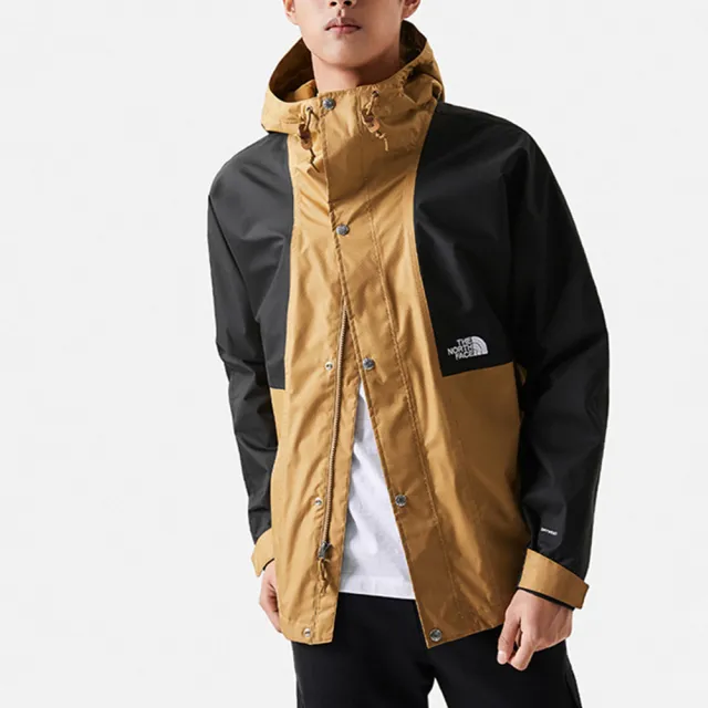 The North Face 外套 男款 運動連帽外套 防水 衝鋒衣 M 78 RAIN TOP JACKET 黑咖啡 NF0A5JZJYW2