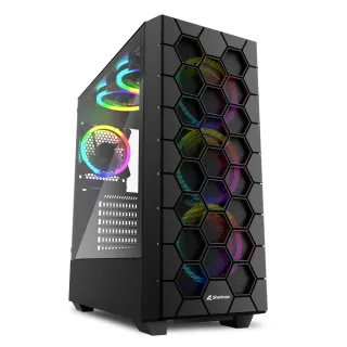 【Sharkoon 旋剛】RGB HEX ATX 電腦機殼