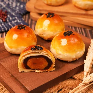 【超比食品】真台灣味-蛋黃酥6入禮盒(50g/入)