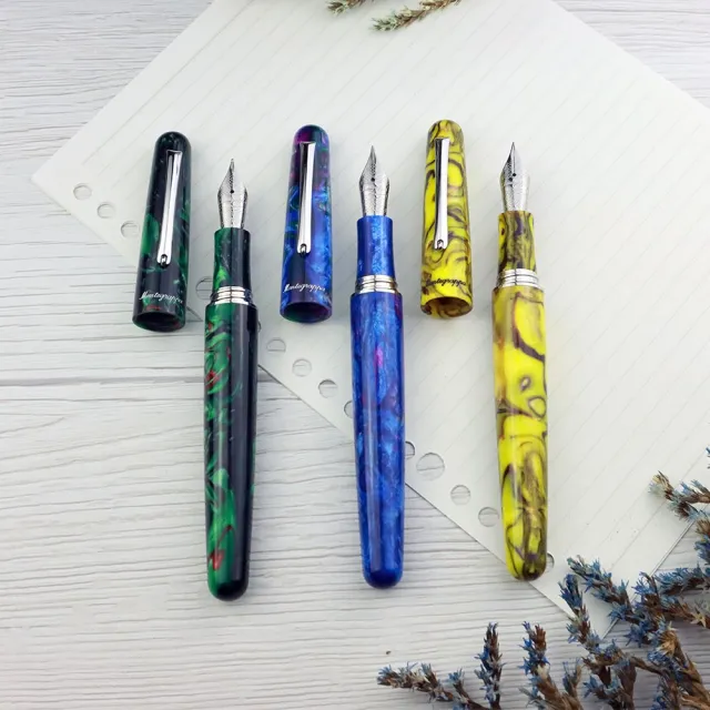 【Montegrappa】ELMO FANTASY BLOOMS 鳶尾黃(鋼筆)