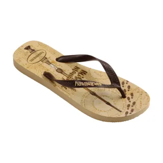 【havaianas 哈瓦仕】拖鞋 男鞋 女鞋 夾腳拖 哈利波特 Harry Potter 卡其色 4141763-0570U(哈瓦士)