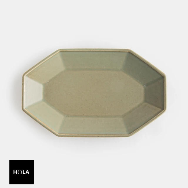 【HOLA】映洸陶瓷10.5吋長方角盤 綠