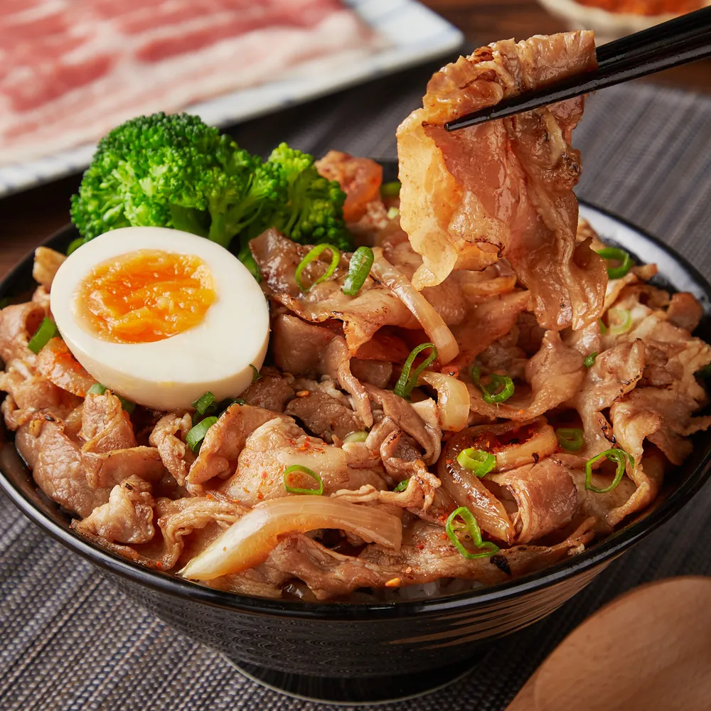 【大成】黑蜜豬Ｘ北澤│黑豚壽喜燒丼（150ｇ／包）│10入組(國產豬 黑豬肉 名店聯名)