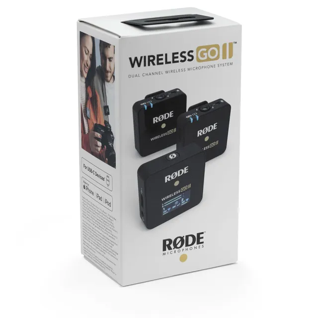 RODE】Wireless GO II 2 無線麥克風(領夾式麥克風一對二演講播客直播