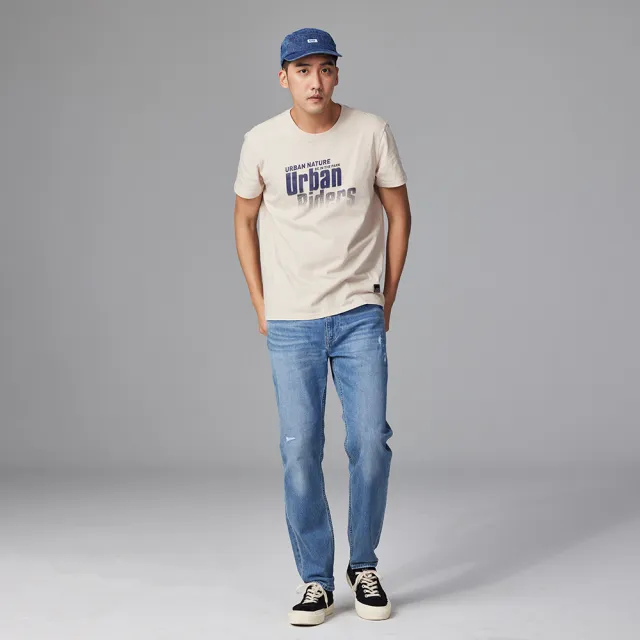 【Lee】出清品-男裝 短袖T恤 / UR系列LOGO 共2色 標準版型(LB30202197W / LB302021857)