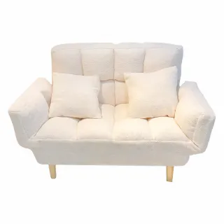 【雅蘭仕】懶人沙發 單雙人榻榻米 小戶型 羊羔絨椅子(可折疊沙發/榻榻米/休閒小沙發)