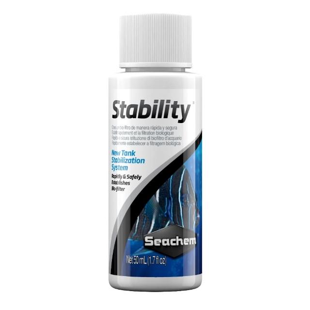 【Seachem 西肯】全效硝化菌50ml Stability快速啟動/培菌利器/硝化菌美國原裝(淡海水觀賞魚魚缸使用N1124)