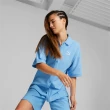 【PUMA】PUMA 流行系列 Classics Pique 女款 藍色 短袖襯衫 KAORACER 53808093