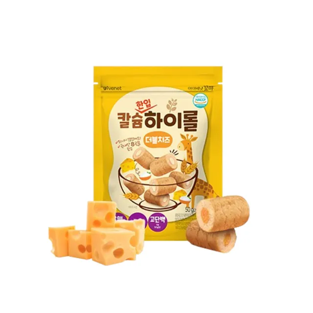 【艾唯倪】12M+ 幼兒穀物卷（50g/包）(12M+ 穀物 捲心酥 韓國銷售前10)