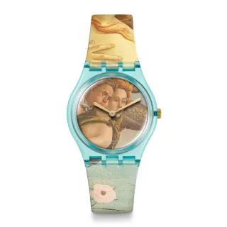 【SWATCH】NASCITA DI VENERE BY SANDRO BOTTICELLI 經典手錶/藝術聯名錶/男錶/女錶/瑞士製造 GZ360(34mm)