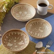 【SANGO 三鄉陶器】迪士尼 餅乾風陶瓷餐碗三件組 米奇 Biscuit(餐具雜貨)