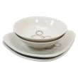 【SANGO 三鄉陶器】迪士尼 陶瓷碗盤四件組 米奇線條(餐具雜貨)