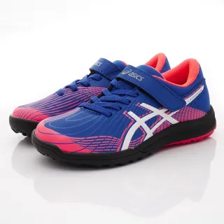 【asics 亞瑟士】LAZERBEAM FH-MG 休閒運動款(1154A145-400藍紅-19-24.5cm)