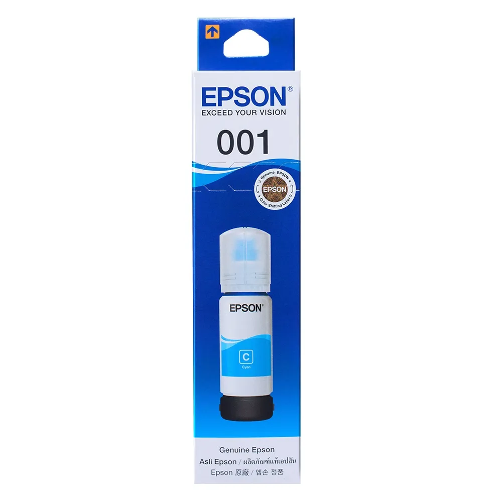 【EPSON】001 原廠藍色墨水罐/墨水瓶 70ml(T03Y200)