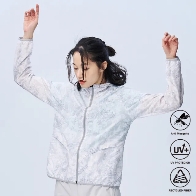 【BATIS 巴帝斯】慢跑抗UV輕薄風衣外套 - 女 - 兩色(輕量風衣面料)