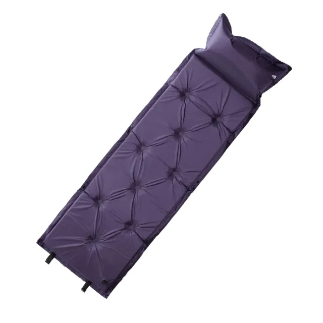 【Nil】單人戶外自動充氣睡墊 可拼接帶枕式氣墊床 露營野餐防潮墊 帳篷充氣床墊