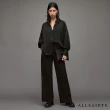 【ALLSAINTS】OANA 真絲混紡寬鬆舒適長袖襯衫-黑 WH032X(舒適版型)