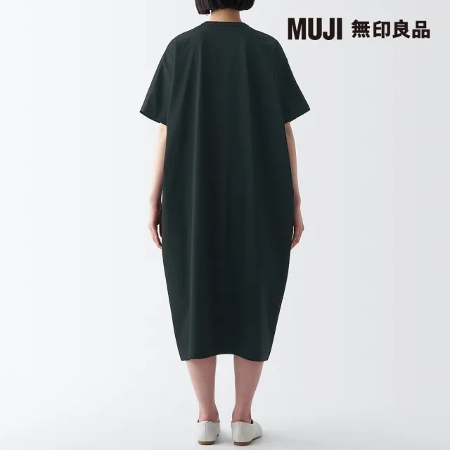 【MUJI 無印良品】女棉混涼感天竺洋裝(共2色)