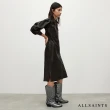 【ALLSAINTS】AVA 羊皮襯衫式中長版洋裝 WL012Y(常規版型)