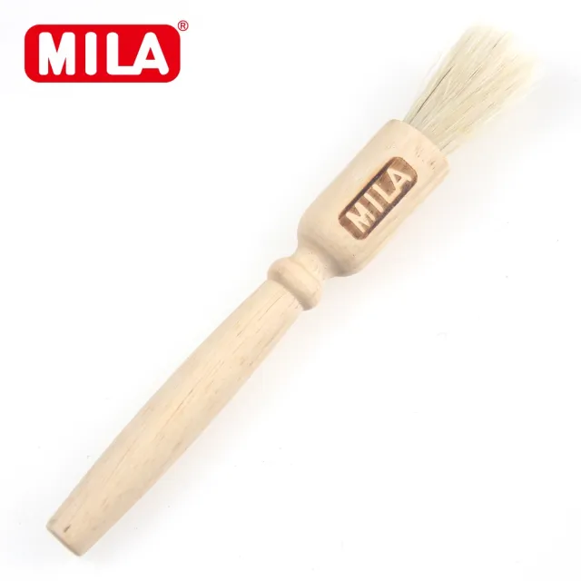 【MILA】不鏽鋼手搖磨豆機-陶瓷磨芯(附原木咖啡刷)