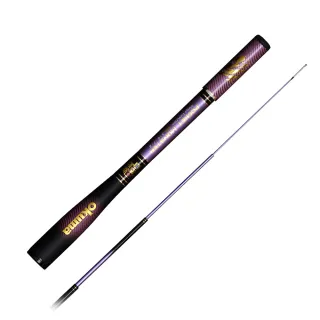 【OKUMA】口袋怪獸 93H 泰國蝦竿 黑紫色(極簡短收納讓釣蝦裝備收納更簡單)