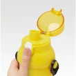 【小禮堂】寶可夢 皮卡丘 兒童彈蓋直飲水壺 480ml Ag+ - 黃眨眼款(平輸品)