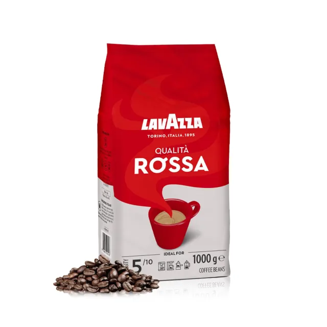 【LAVAZZA】ROSSA 紅牌咖啡豆(1kg)