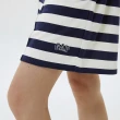【GAP】女裝 Logo高腰鬆緊短褲-海軍藍條紋(660790)