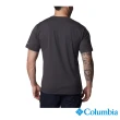 【Columbia 哥倫比亞 官方旗艦】男款-Tech Trail UPF50快排短袖上衣-深灰(UAX54020DY / 2023年春夏)
