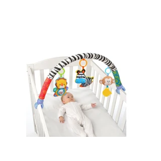 【Sozzy】嬰兒車夾掛件玩具(嬰兒床鈴 安撫 牙膠 固齒器)