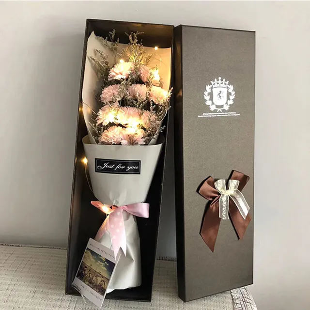 【Mass】乾燥花香薰康乃馨花束禮盒 康乃馨花束 香皂永生花禮物盒 告白花束(母親節/情人節/女王節/畢業禮物)