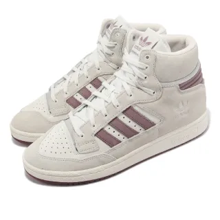 【adidas 愛迪達】休閒鞋 Centennial 85 HI 男鞋 灰 白 麂皮 拼接 高筒 愛迪達(GY2536)