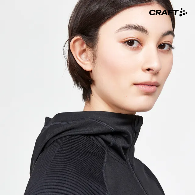 【CRAFT】女 ADV HIT ZIP HOODIE W 連帽拉鍊外套(1912470-999000)