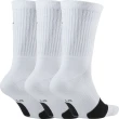 【NIKE 耐吉】襪子 中筒襪 運動襪 籃球襪 3雙組 U NK ED CREW BBALL 144 白 DA2123-100