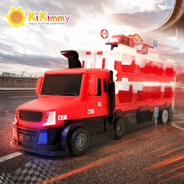 【kikimmy】競速彈射雙模式變形卡車/玩具車(三款可選)