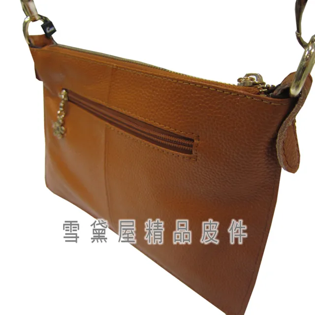 【SNOW.bagshop】雙11 真皮 水餃包 小容量 真皮包包 100%進口牛皮材質 手拿 肩背 斜側背 隨身物品包